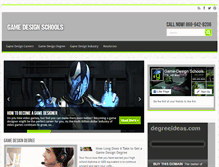 Tablet Screenshot of game-designschools.com